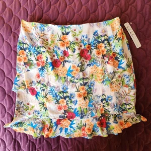 NWT Nicole Miller Womens Floral Skirt Size 12 - Picture 1 of 9