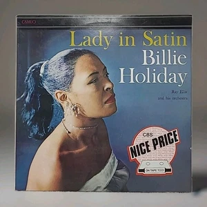Billie Holiday Lady in Satin 12" LP CBS 32259 Reissue Jazz 1958 Ray Ellis VGC - Picture 1 of 8