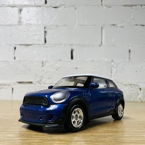 Mini Cooper S Paceman Blue White Welly 1:64 Diecast Model Car - Picture 1 of 14