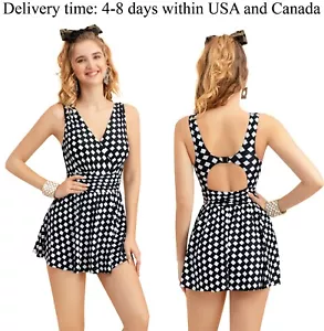 High quality one piece swimsuit with skirt for women, Y2122 swimsuit - Picture 1 of 8