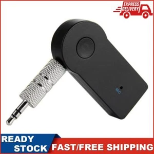3.5mm AUX Wireless Bluetooth-compatible 3.0 Hands-free Call Adapter Car Music Re - Afbeelding 1 van 6