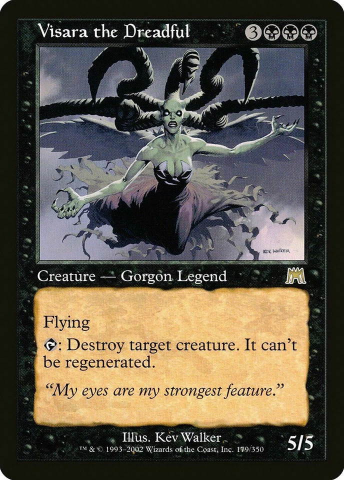 MTG ONSLAUGHT VISARA THE DREADFUL MP - Image 1 of 1