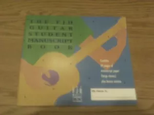 Il manoscritto dello studente di chitarra FJH contiene 24 pagine (grandi righi) - Foto 1 di 1