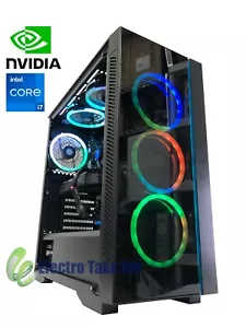 GAMING PC COMPUTER DESKTOP Intel Core i7 ✔Nvidia 1650 4GB✔16GB Ram ✔3TB ✔240 SSD - Picture 1 of 12