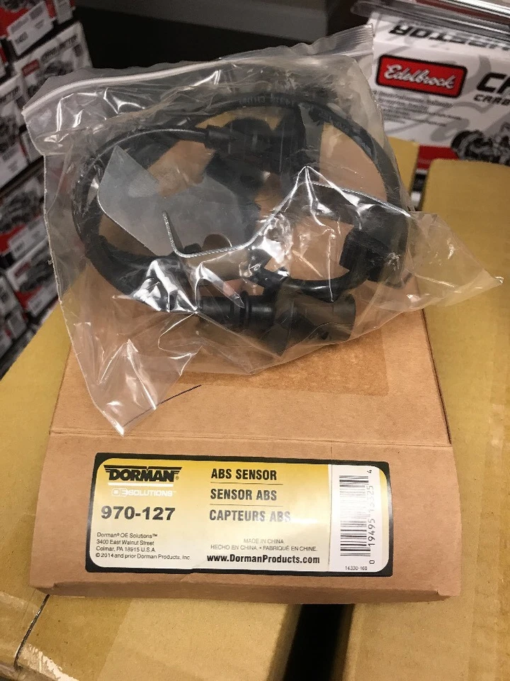 Sensor de velocidade de roda ABS 970-127 para 98-00 Chrysler Cirrus, Sebring - Imagem 1 de 4