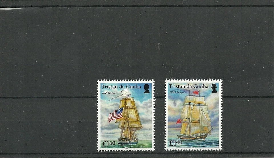 TRISTAN DA CUNHA 2015 EE. UU. AVISPÓN/PINGÜINO NUEVO CONJUNTO EDICIÓN MNH Foto 1 de 1