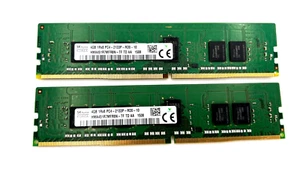8GB (2X4GB) SK Hynix 4GB 1Rx8 PC4-2133P DDR4 HMA451R7MFR8N Desktop Memory - Picture 1 of 5