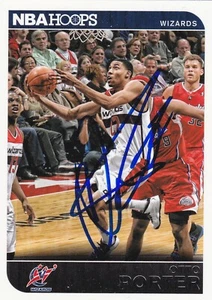 OTTO PORTER WASHINGTON WIZARDS SIGNED HOOPS CARD GEORGETOWN HOYAS CHICAGO BULLS - Picture 1 of 1