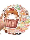 10pcs cute kawaii korea  japan animal food sticker stationery diary tumbler