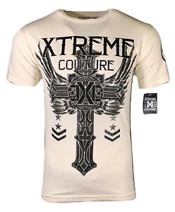 XTREME COUTURE by AFFLICTION Men T-Shirt FAITH & TRUST  Biker MMA GYM S-4X $40