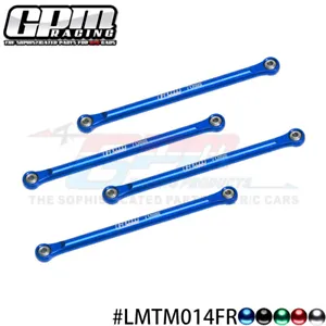 GPM Aluminum 7075 Lower 4-Link Bar Set For LOSI 1/18 Mini LMT LOS214045 - Picture 1 of 12
