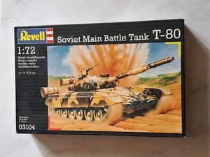 REVELL 03104-SOVIET MAIN BATTLE TANK T-80- 1:72 - NUOVO CONFEZIONATO CON SCATOLA - Foto 1 di 3