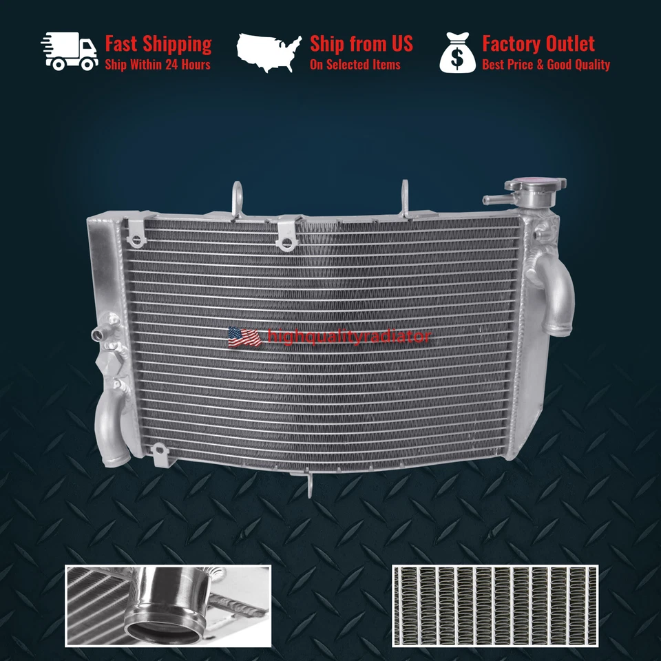 New All Aluminum Radiator For 2001-2006 Honda  CBR600 F4i 2002 2003 2004 2005 Foto 1 de 4