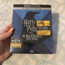 NEW* HARRY POTTER AND THE SORCERER'S STONE 4K ULTRA HD BLU RAY 2 DISCS SLIPCOVER
