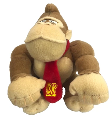 Muñeca de peluche oficial de Super Mario Brothers película Donkey Kong 6" DK juguete Foto 1 de 4