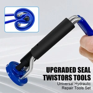 Prevents Damage 3* Hydraulic Cylinder Piston Rod Seal Up U-cup Installation Tool - Bild 1 von 9