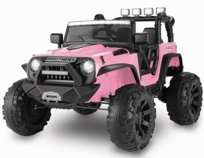 Ruedas eléctricas para niños con ruedas eléctricas de 12V&24V Jeep Music Fashion con control remoto Regalo Foto 1 de 4