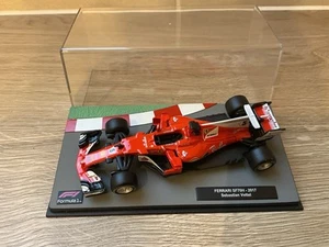 Panini Ferrari Formula 1 Sebastian Vettel 2017 Grand Prix 1:43 Scale SF70H - Picture 1 of 1
