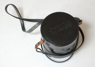 Funda rígida de cuero Canon vintage para teleconvertidor 4" x 4" buen estado Foto 1 de 4