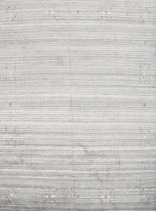 Light Gray Gabbeh Area Rug 10x10 Ft Hand-Knotted Tribal Oriental Wool Carpet - Picture 1 of 11