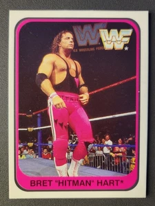1991 Merlin WWF Italian Trading Card #86 BRET "HITMAN" HART - Picture 1 of 2