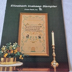 Cross Patch Cross Stitch Pattern Elizabeth Inskeep Sampler Reproductions - Picture 1 of 4