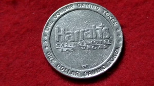 Ficha de juego de un dólar Harrah's Casino Hotel Las Vegas - Imagen 1 de 4