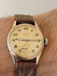 Raro Universal Geneve Cal. Oro rosa 262 dos tonos - Imagen 1 de 14
