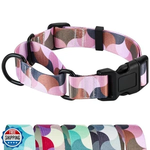 GUXL Martingale Hundehalsbänder, verstellbare weiche Nylon-Schnellverschlussschnalle, ohne Zug - Bild 1 von 5