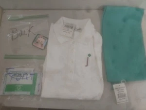 Girl Scouts Shorthand Polo Large 14/16 J Logo mit grüner Uniform Schärpe normal - Bild 1 von 10