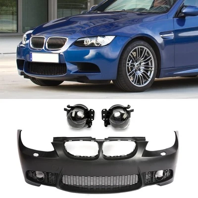 Front Bumper Conversion Cover W/Fog Light For BMW 3 Series E92 E93 2007-2010 Foto 1 de 4