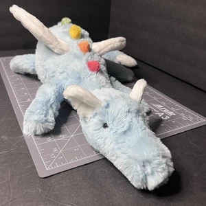 Jellycat Sky Dragon Plush Toy Rare Mythical Blue Dragon Collectible HTF 19” - Picture 1 of 15
