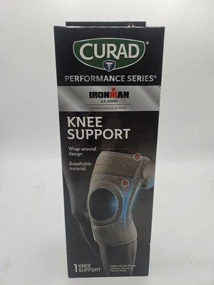CURAD Performance Series IRONMAN Knee Support with Side Stabilizers Universal - Image 1 of 4