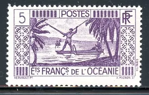 STAMP / TIMBRE COLONIES FRANCAISES / OCEANIE N° 88 ** PECHEUR - Photo 1/1