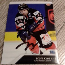 LED All-Stars Team North America 2009/10 Signed Scott King