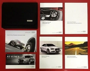 2015 Audi A5 Owners Manual Set w/NAV A5 S5 COUPE Owner's Operator's Manual - Imagen 1 de 7