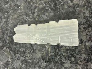 Vtg Aztec White Onyx/Marbel King Chess Piece - Picture 1 of 4