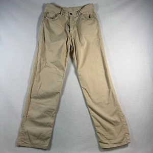 Jeans Hugo Boss uomo 34x34 panna dritto Arkansas kaki vita alta chino - Foto 1 di 10