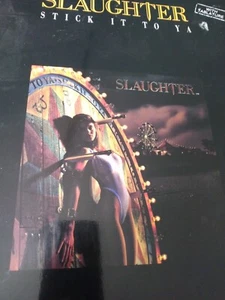 SLAUGHTER GUITAR TAB Book STICK IT TO YA With Fold Out Poster 1990  - Picture 1 of 5
