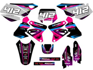 2000-2004 DRZ 400 SM SURGE Pink Senge Graphics Kit Compatible with Suzuki - Picture 1 of 10