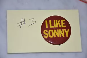 BOTÓN DE PIN ""ME GUSTA SONNY"" SÚPER RARO DE COLECCIÓN WASHINGTON REDSKINS - Imagen 1 de 3