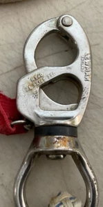 Vintage Lewmar 5” Swivel Snap Shackle Marlin spike open Heavy Duty - Picture 1 of 13