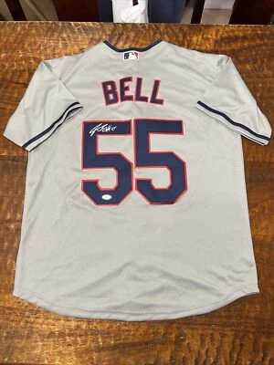 Josh Bell Signed Cleveland Guardians Jersey PSA DNA Coa Autographed - Image 1 of 4