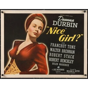 NICE GIRL? (1941) Original Linenbacked Half-Sheet Movie Poster 22" x 28" - Picture 1 of 1