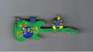 ATHENS 2004 ATHENA PHEVOS GUITAR PIN - GREEN - Picture 1 of 1
