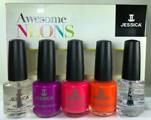 Mini Set de Esmalte de Uñas Jessica IMPRESIONANTE NEÓN Colores de Verano - Imagen 1 de 1