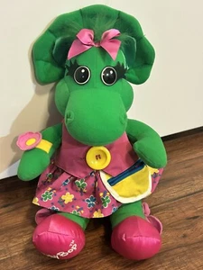 Vintage 1993 Playskool 16” Talk N Dress Baby Bop Plush Toy *Missing Noise Box* - Picture 1 of 9