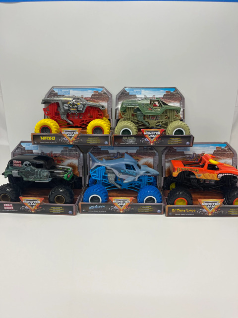 Hot Wheels Monster TRUCKS 1:24 FYJ83 Carrinhos Carros Coleção Miniatura  Brinquedo Colecionador Criança Menino Menina