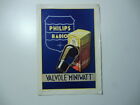 Philips radio valvole miniwatt. Pieghevole pubblicitario