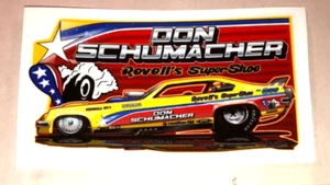 Don Schumacher REVELL'S SUPER SHOE Funny Car NHRARacing Sticker Decal - Picture 1 of 2
